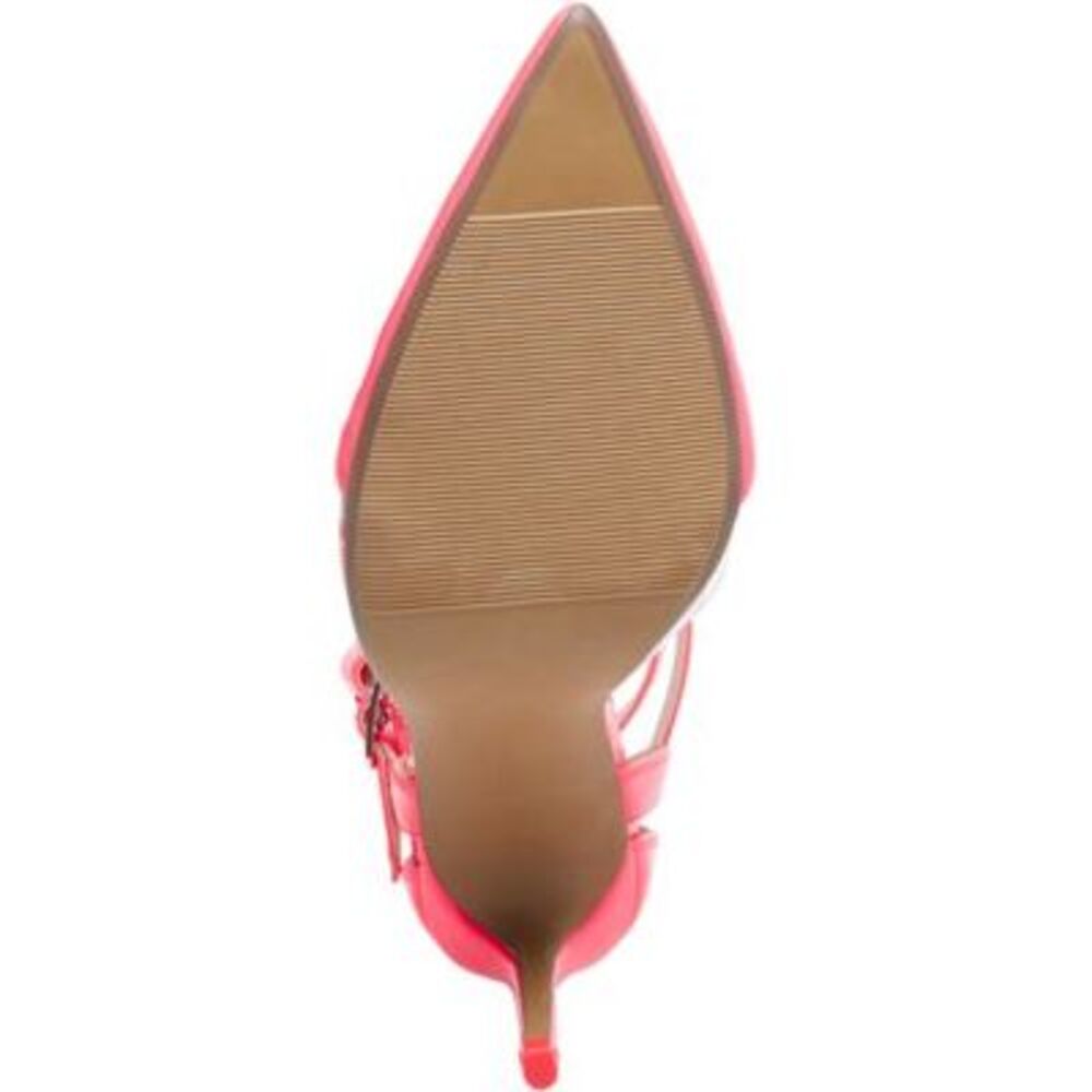 WILD PAIR Womens Pink Closure Transparent Sides Daymian Stiletto Pumps 5 M - Picture 4 of 4